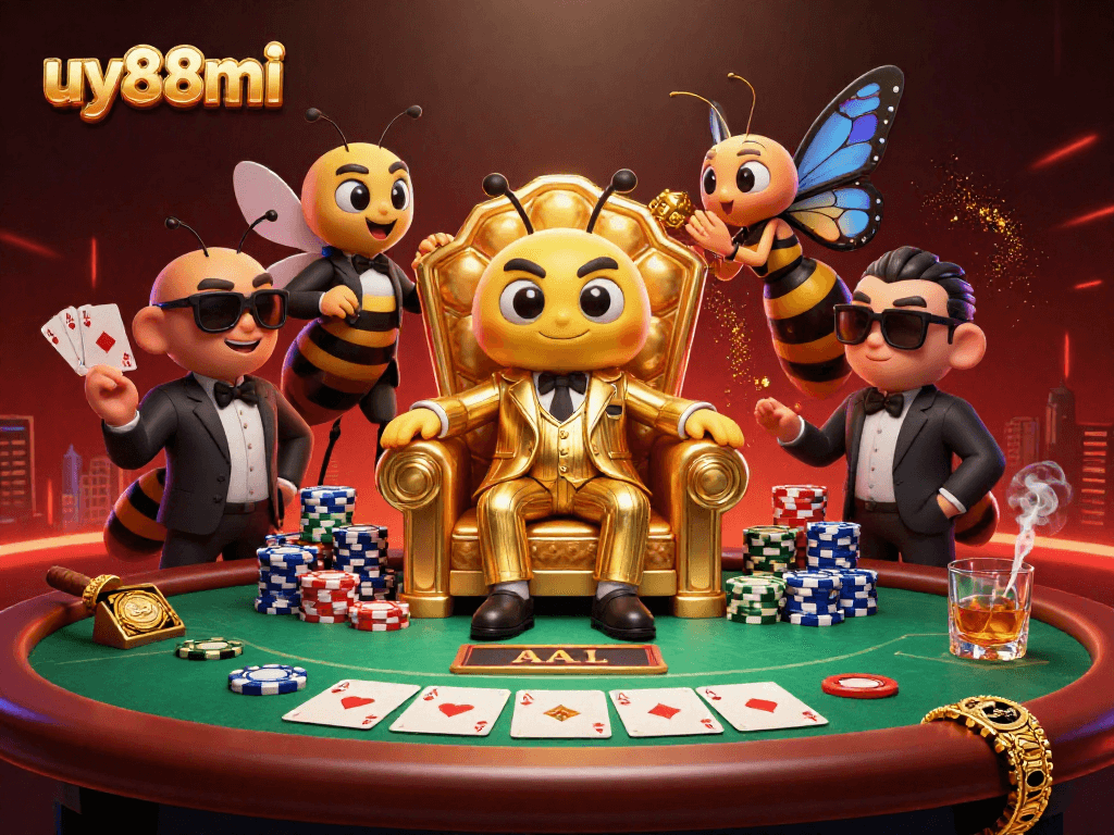 Experience the thrill of gambling with uy88mi in a vibrant, engaging casino scene.
