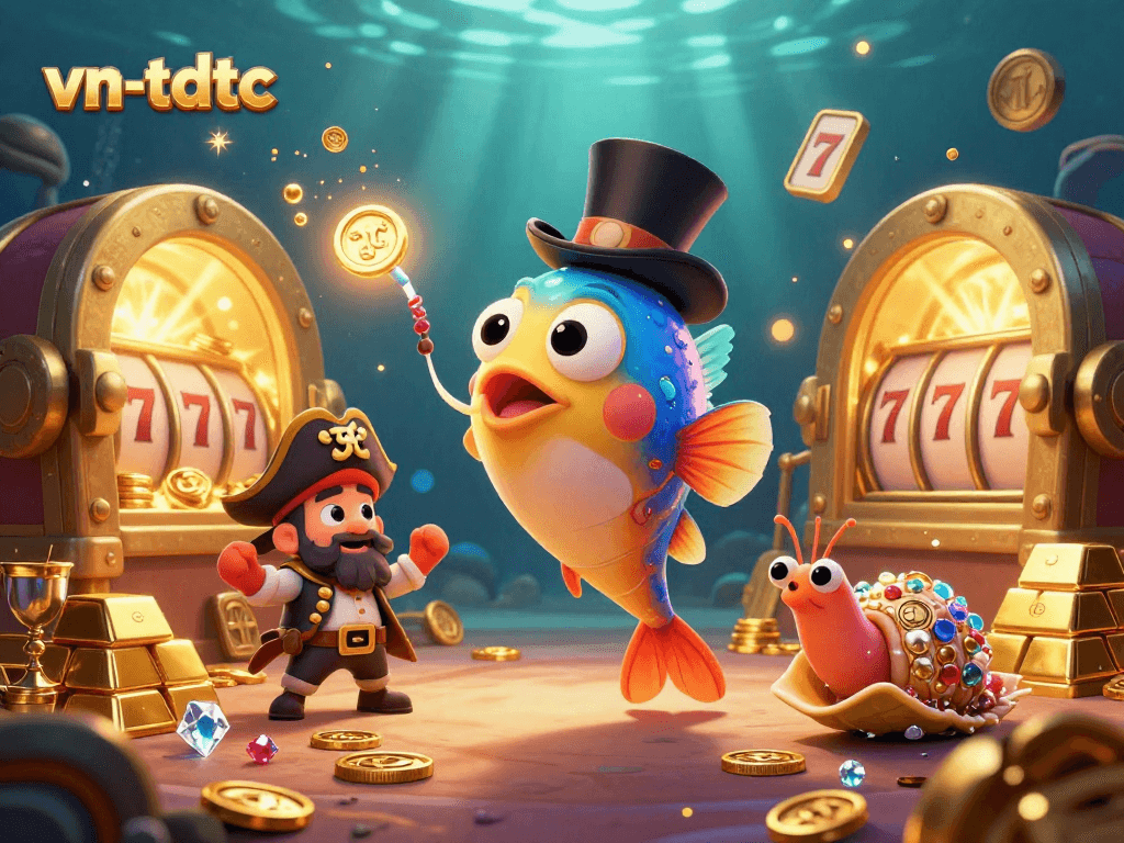 Win big with vn-tdtc by exploring vibrant underwater treasures in this exciting casino scene