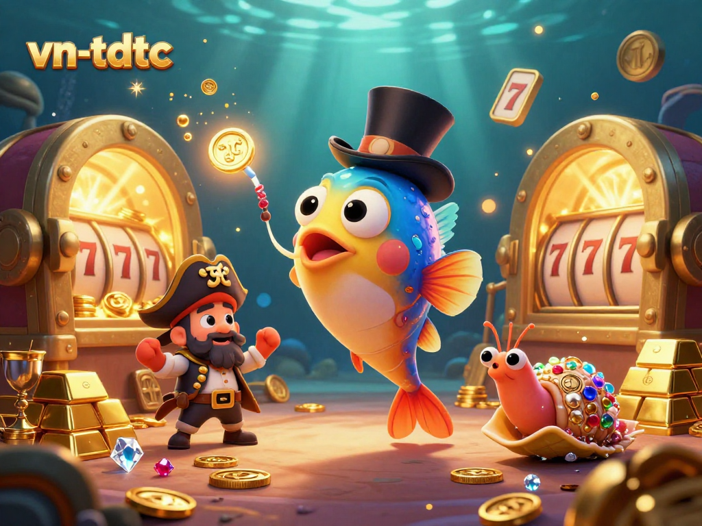 Win big with vn-tdtc by exploring vibrant underwater treasures in this exciting casino scene