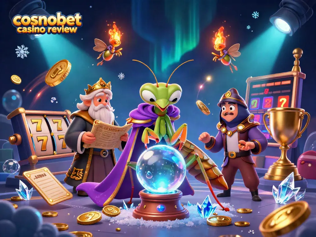 Engage with the exciting cosmobet casino review featuring vibrant characters and dynamic gaming elements.