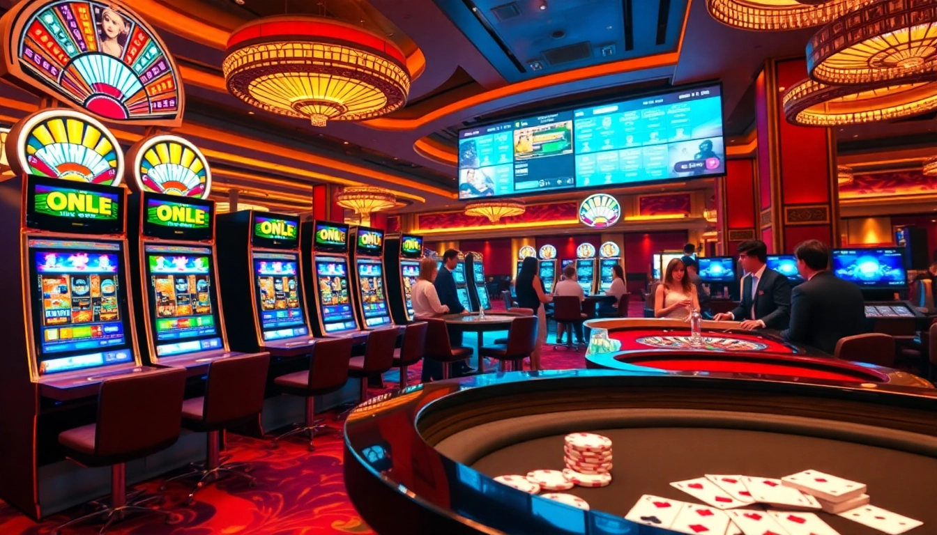 Experience the thrill of win88 with vibrant slot machines and engaging casino tables.