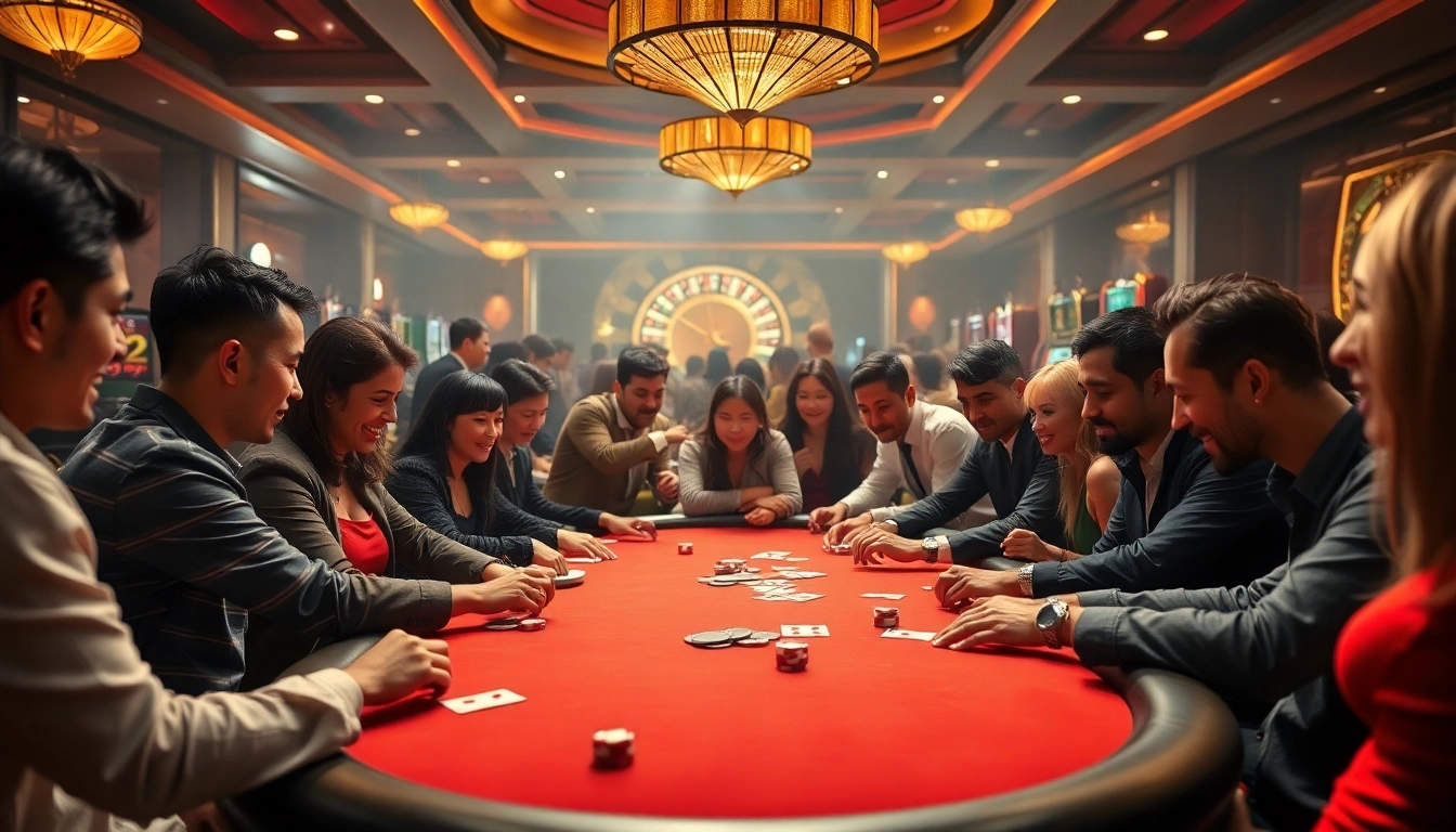 Experience excitement at 68 Game Bài with thrilling poker action and vibrant casino elements.