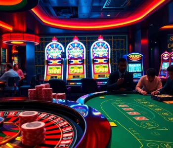 Engaged players enjoying diverse games at 888new.com in a luxurious casino setting.