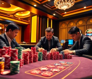 Experience the excitement with xx88 kjc at a vibrant poker table showcasing intense gameplay.