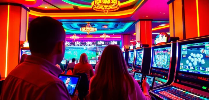 Engaging online gambling experience at hello88win.live with vibrant casino atmosphere.