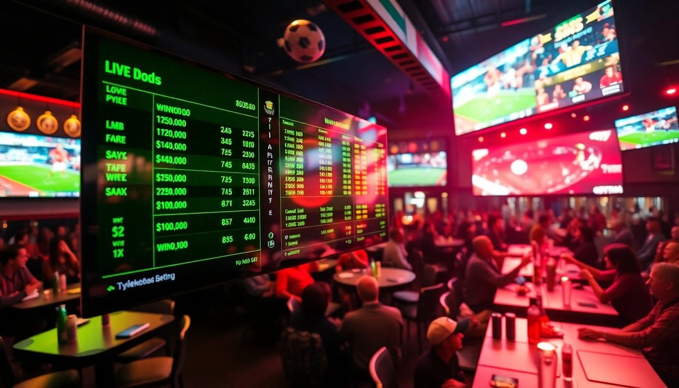 Engaging sports betting scene featuring live odds and excitement around tylelekeo888's platform.