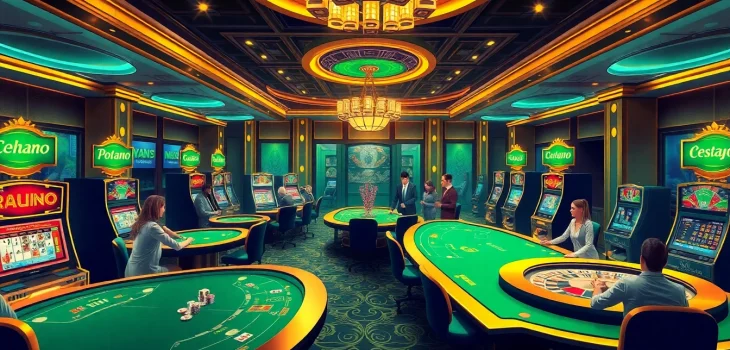 Experience a thrilling gaming atmosphere at nohu90 with vibrant tables and live dealers.