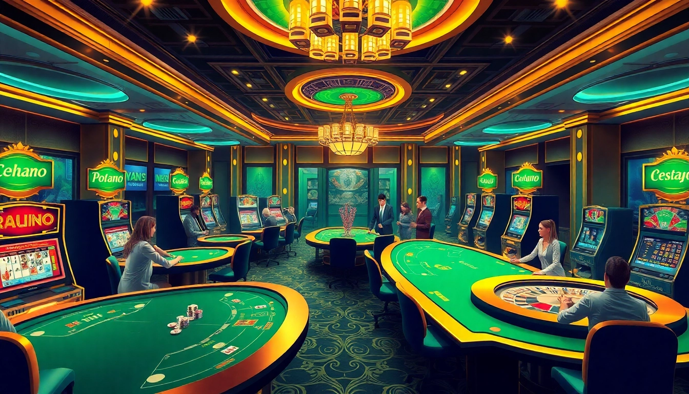 Experience a thrilling gaming atmosphere at nohu90 with vibrant tables and live dealers.