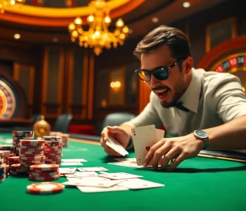 Experience the thrill at UU88 with players engaging at a vibrant casino table.