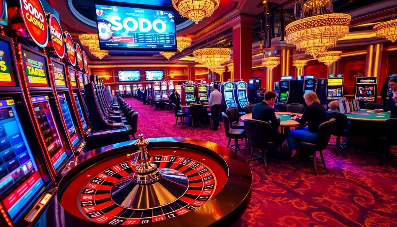 Experience the thrill of winning at SODO CASINO with exciting games and luxury ambiance.