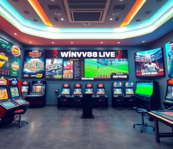 Engaging online gaming interface at winvn88.live showcasing sports and casino options.