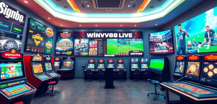 Engaging online gaming interface at winvn88.live showcasing sports and casino options.
