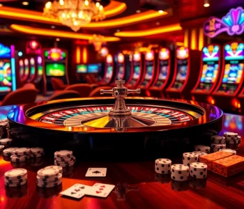 Experience the thrill of high-stakes gaming at NK88 com with vibrant casino tables and exciting slot machines.