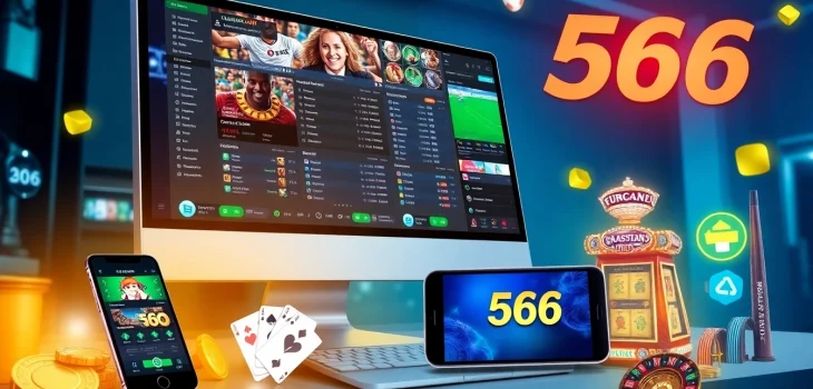 Experience the thrilling online gambling world at 566 with diverse gaming options.
