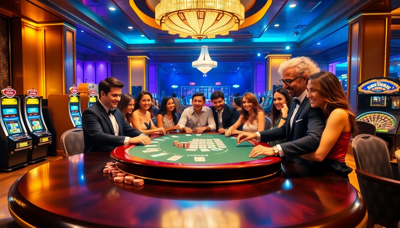 Experience the thrill of casino gaming at https://nk88zz.bio/ with colorful chips and engaging players.