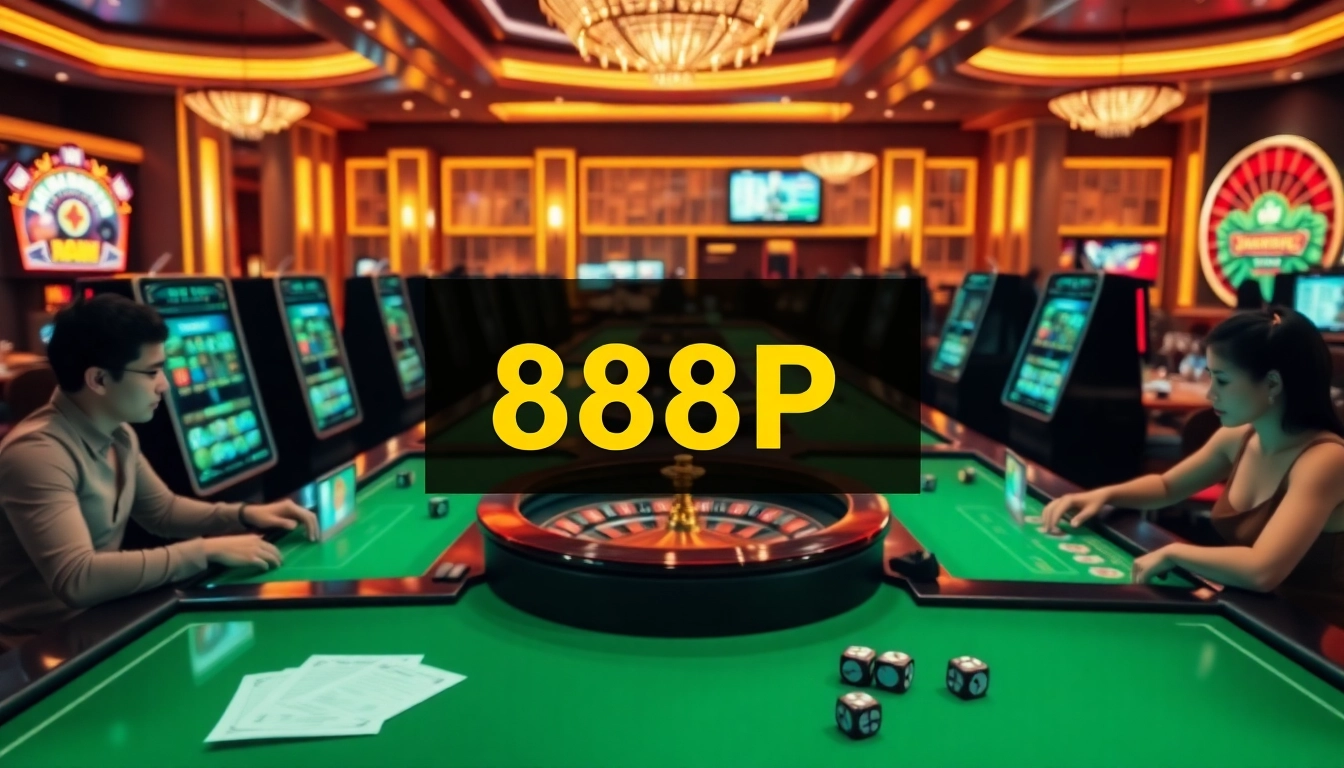 Experience winning thrills with link 888P at vibrant casino tables and slot machines.