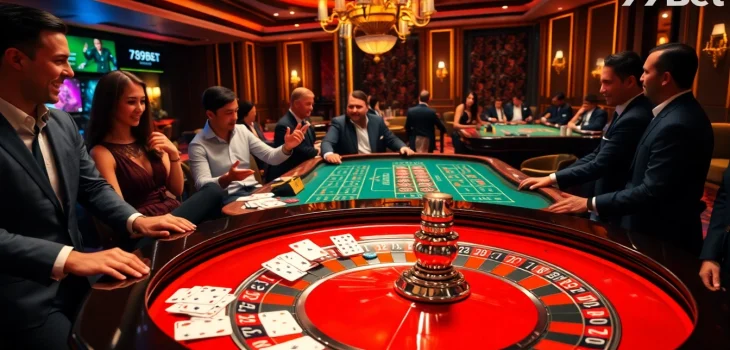 Experience the excitement of gambling at 789bet with a vibrant casino atmosphere full of action.