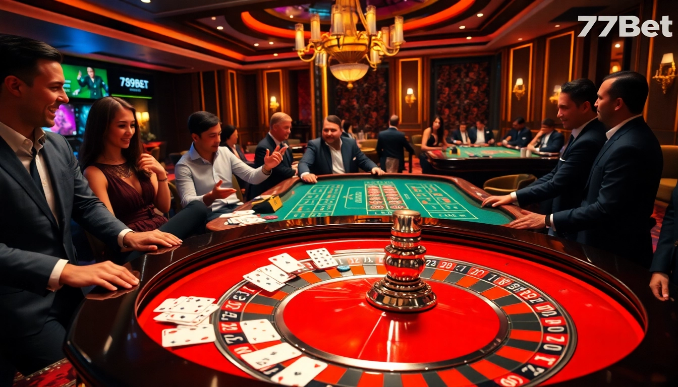 Experience the excitement of gambling at 789bet with a vibrant casino atmosphere full of action.