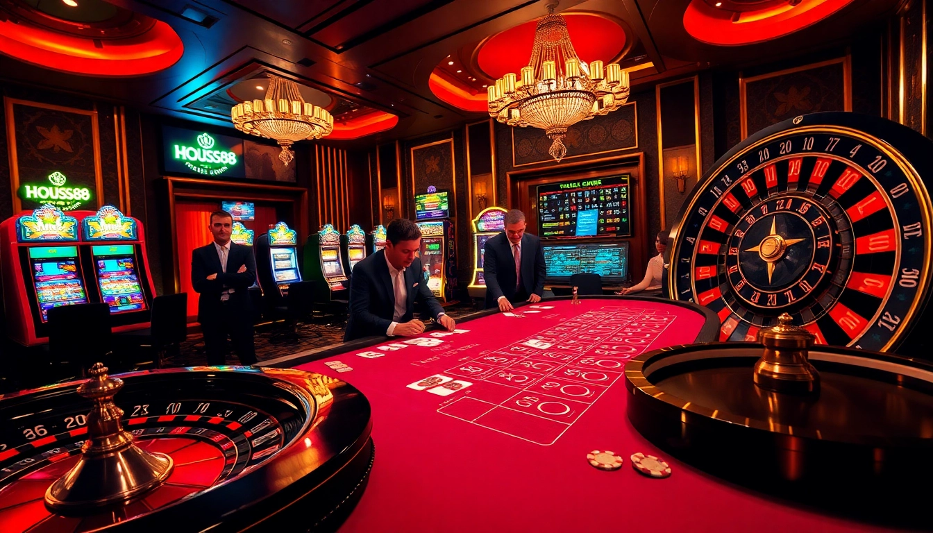 Engaging in a high-stakes game at nhà cái lucky88's luxurious baccarat table.