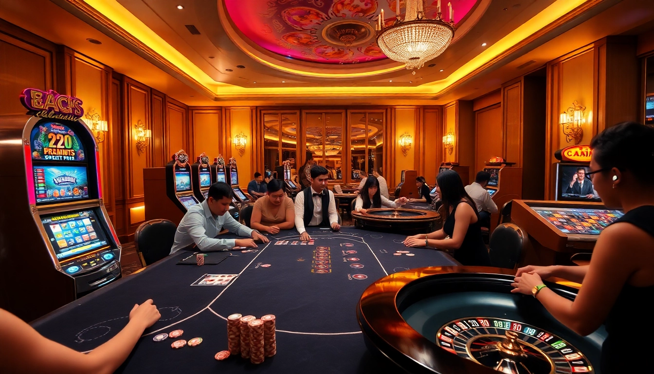 Experience the excitement of e28 malaysia with vibrant casino tables and engaging gameplay.