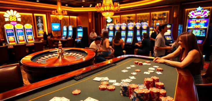 Experience the excitement of gambling at https://88aa.fail/ with vibrant poker tables and thrilling slot machines.