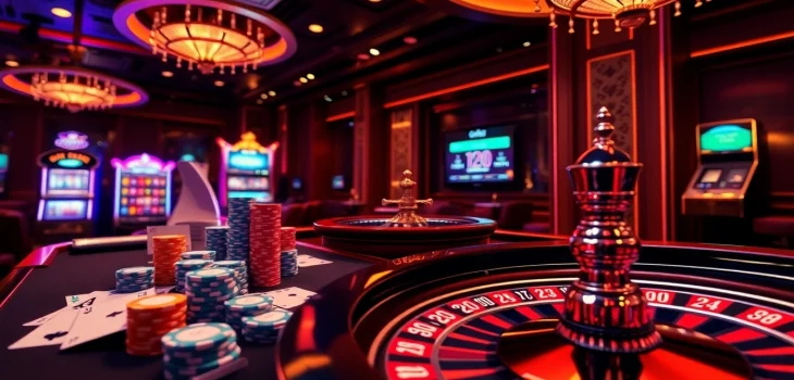 Experience the excitement of betting with G28 in a vibrant virtual casino atmosphere.