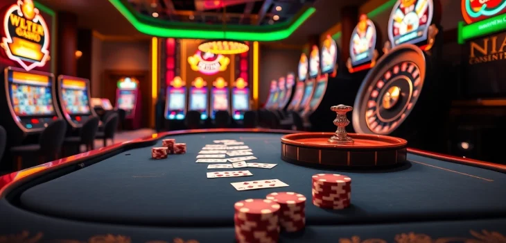 Exciting casino experience at VU88 with vibrant tables and engaging gameplay.