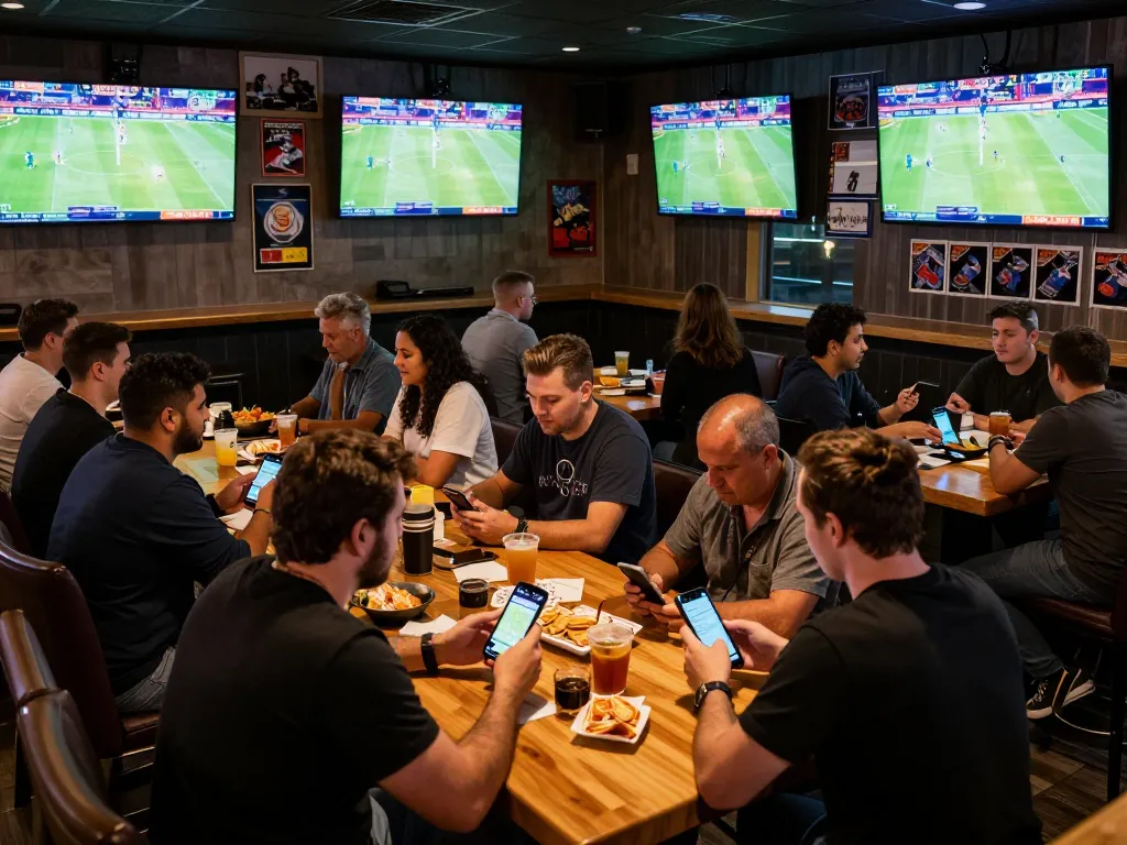 uu88 players engaging in live sports betting, surrounded by excitement and dynamic visuals