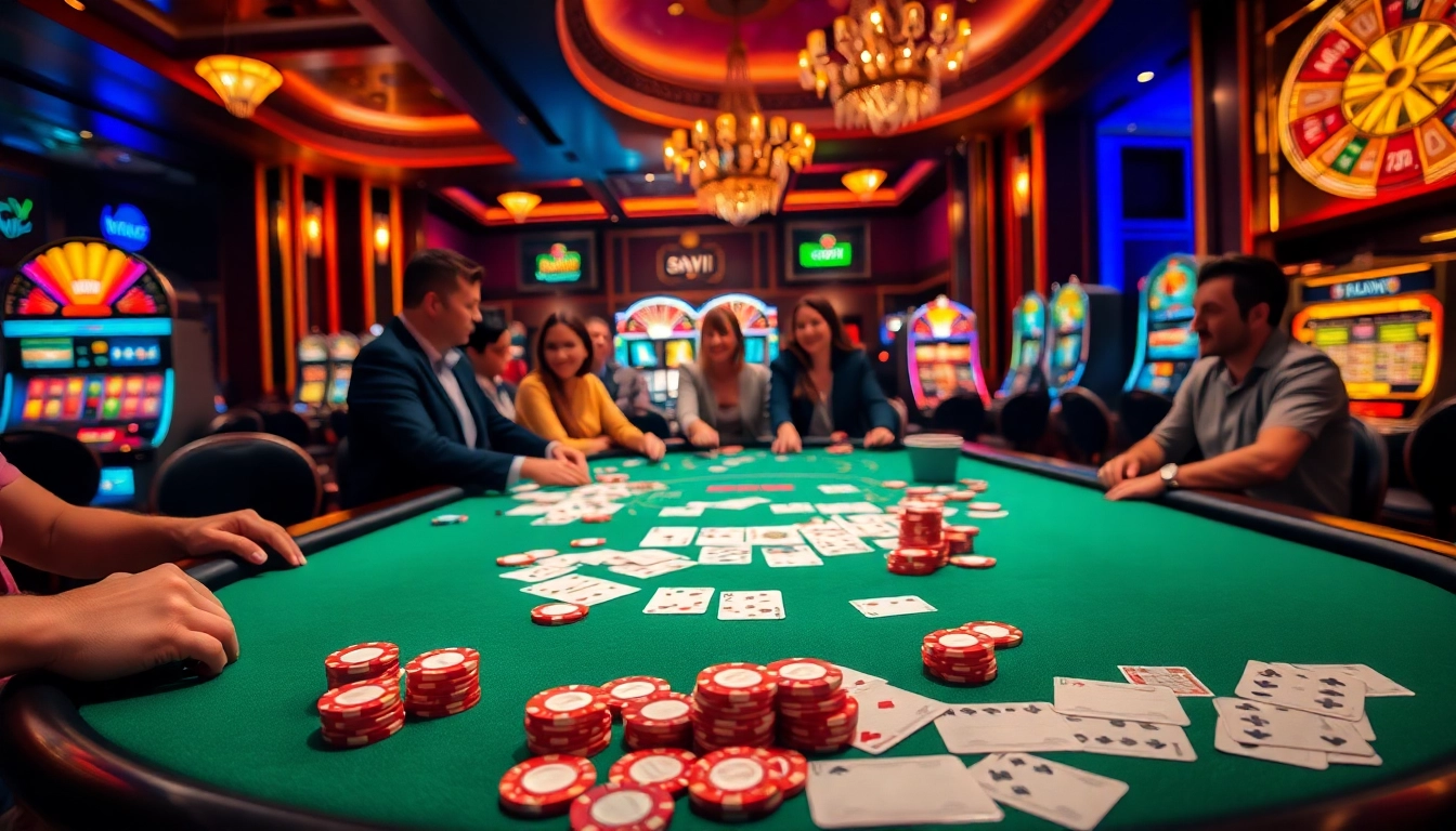 Experience thrilling games at 888VI with poker chips, cards, and vibrant casino elements.