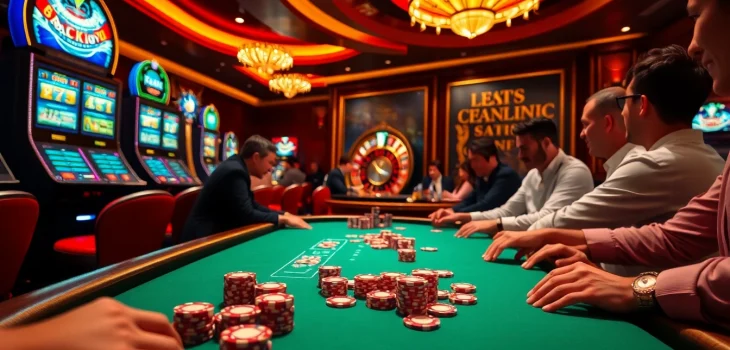 Engage in vibrant poker action at https://mint88.one/ with chips and a spinning roulette wheel.
