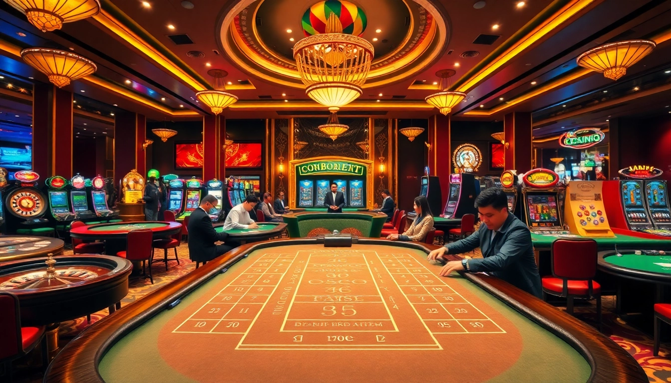 Experience the thrill of nhà cái xx88 with players enjoying high-stakes betting at a luxurious casino table.