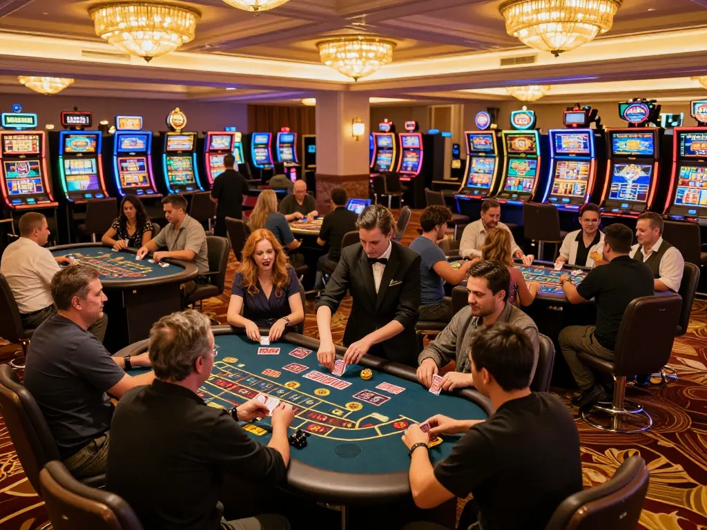 Engaged players experiencing dynamic gameplay at MM88 casino, showcasing strategic moments in a lively environment.