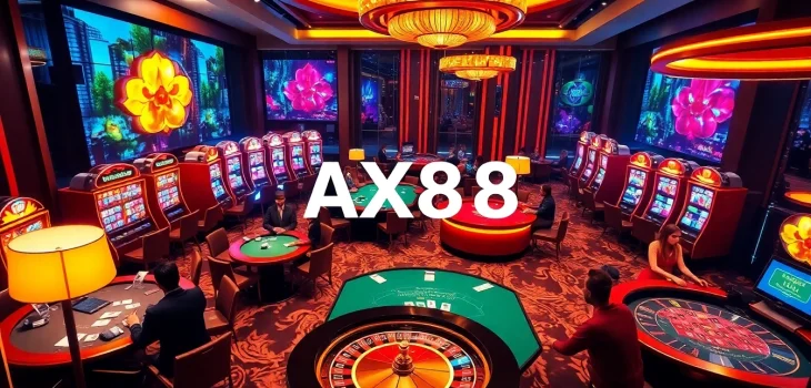 Experience immersive online gaming at https://ax88.bid/ with vibrant casino visuals.