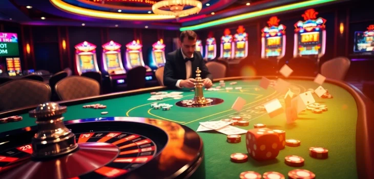 High-stakes gaming scene showcasing TG88 COM with vibrant poker action and roulette excitement.