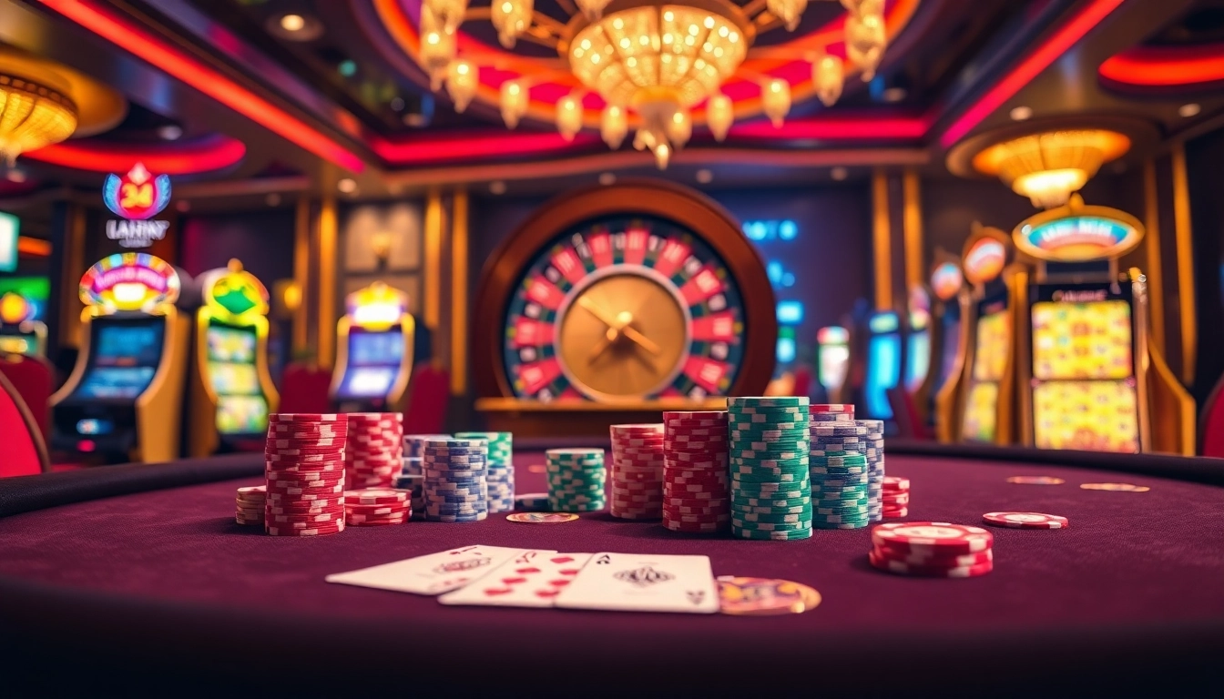 Experience the thrill of 88AA with vibrant casino games and luxurious ambience.