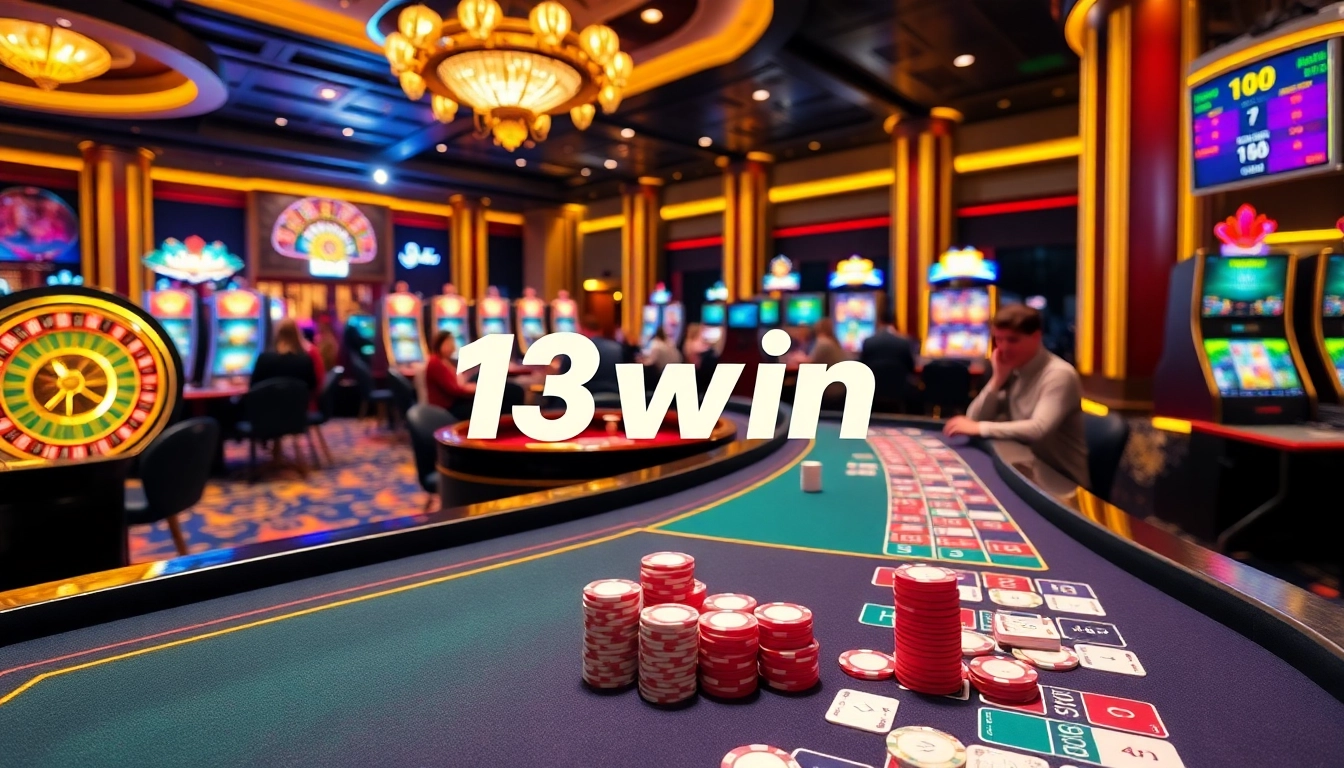 Play exciting games at nhà cái 13win with vibrant casino experiences and professional atmosphere.