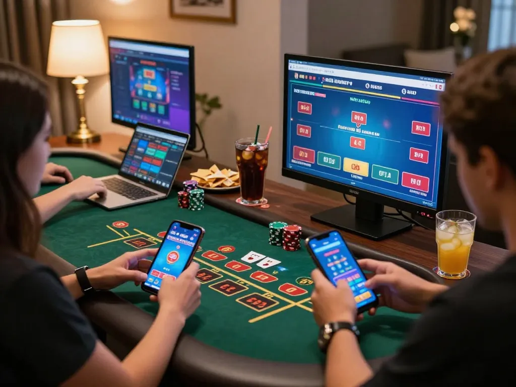 Experience luck8 while enjoying an engaging online casino gaming session at home