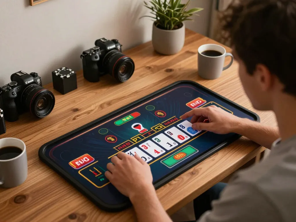 Engaging gameplay at nhà cái luckywin's online casino, highlighting live dealer interaction.