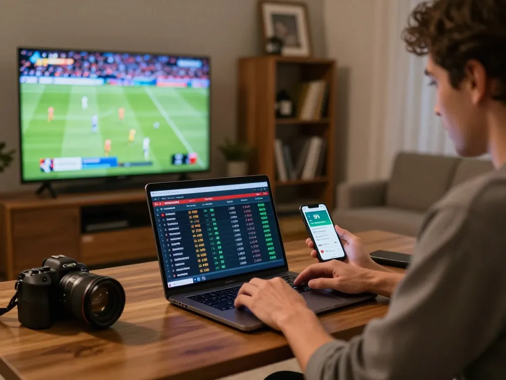 Taking advantage of tỷ lệ kèo nhà cái 5 while actively online betting and tracking live sports.