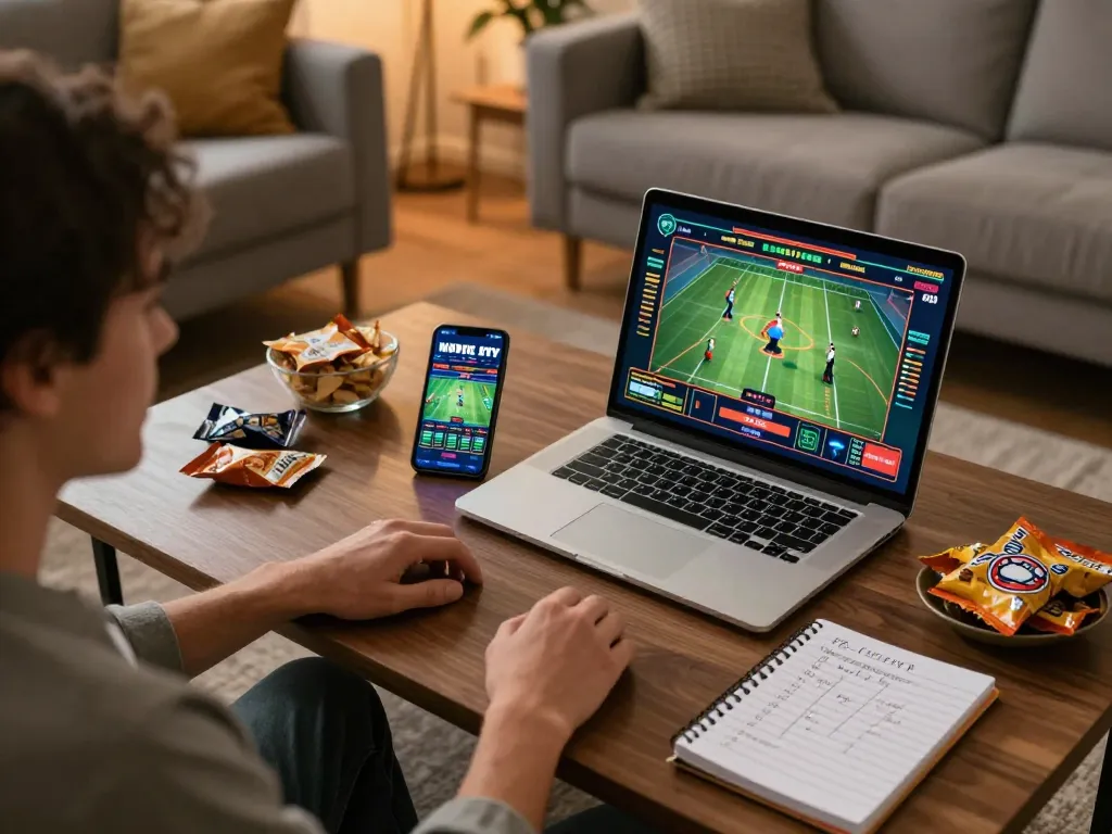 Experience excitement at 58wiin while betting online from a cozy living room.