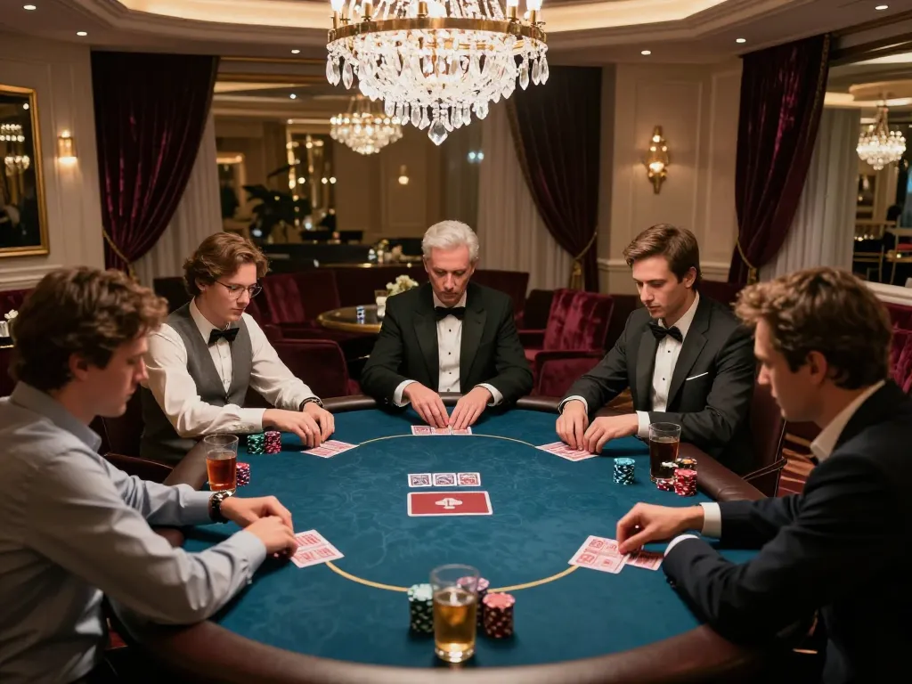 Experience Khuyến mãi TG88 at a luxurious VIP poker table with high-stakes gameplay and elegant decor