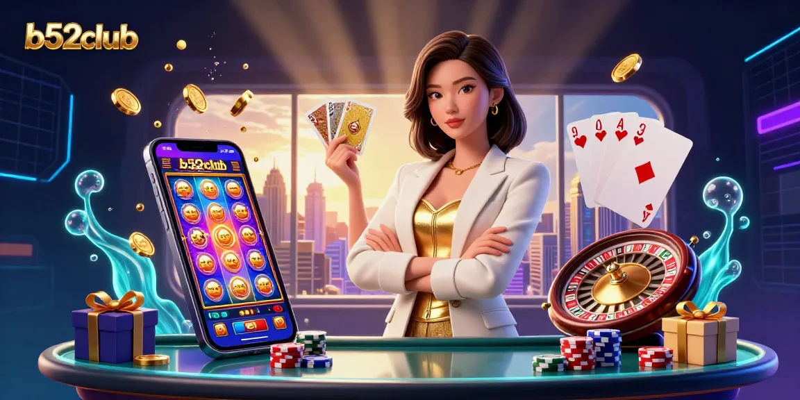 B52Club offers exciting gameplay with vibrant slot games and a powerful dealer, capturing the essence of online casinos.