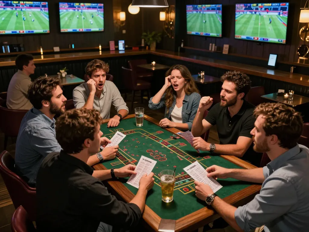 Engage in sports betting excitement at O8 with friends, checking live events and placing bets
