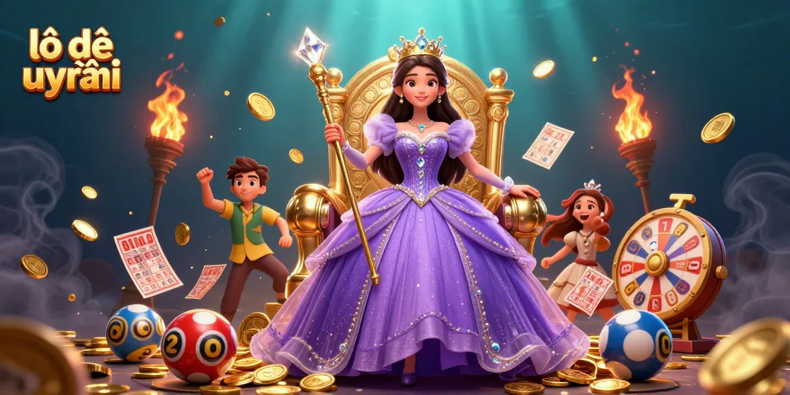 Experience the magic of lô đề uy tín with a stunning fairy-tale scene capturing lottery excitement and vibrant energy.