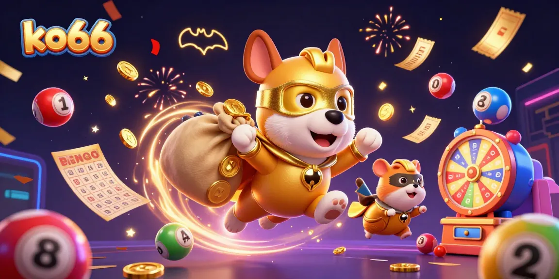 Engage with the thrilling gaming world of ko66 showcasing exciting lottery and bingo elements.