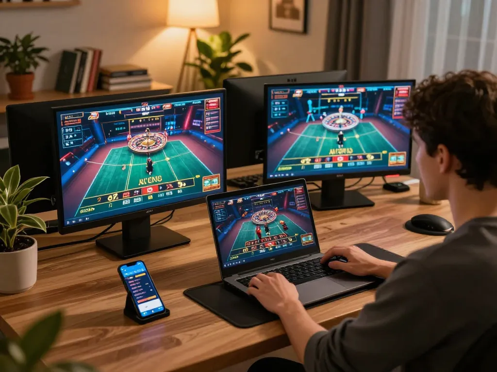 Play the exciting roulette game online at 789win1 while enjoying a cozy home setup