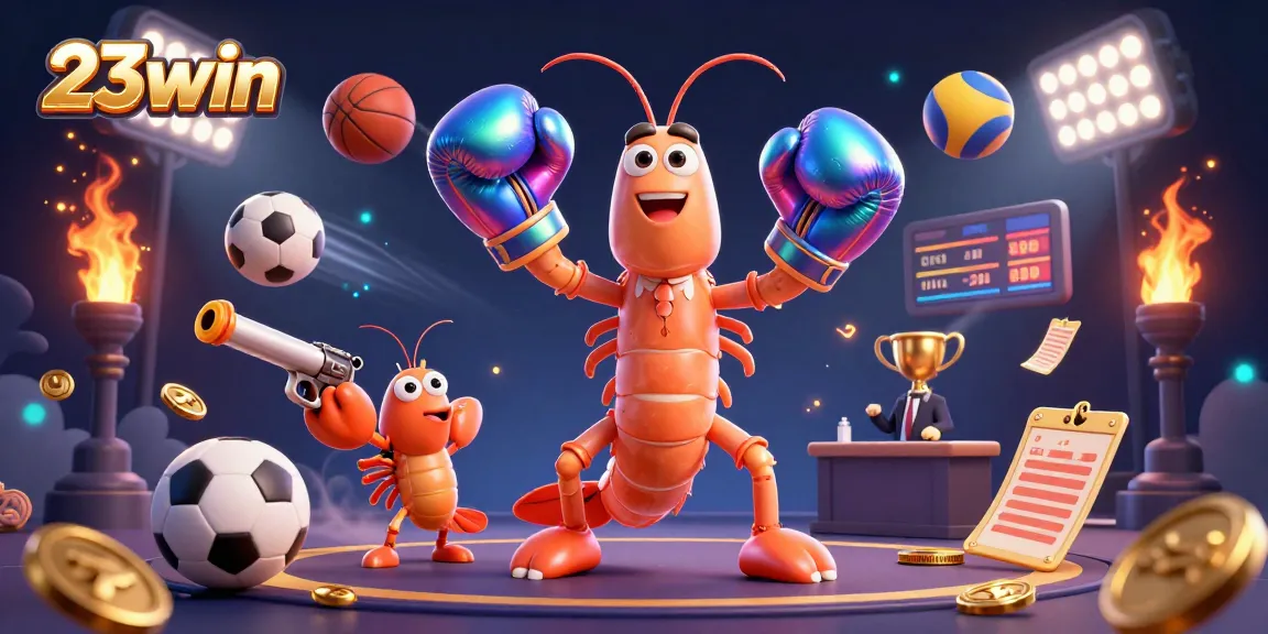 Experience the thrill of gaming with vibrant 23win casino elements and dynamic sports action.