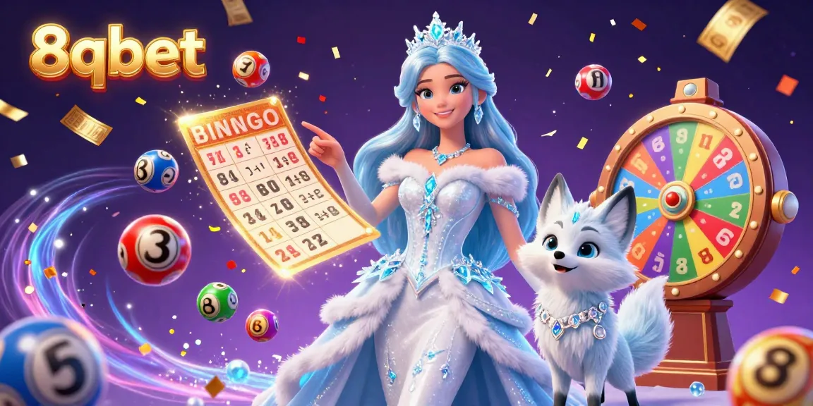 Engage with exciting games at 8qbet, featuring immersive 3D visuals and vibrant gambling elements.